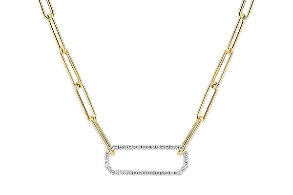 E328-45721: NECKLACE .50 TW (17 INCHES)