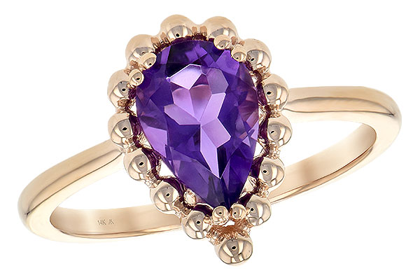 A243-94794: LDS RING 1.06 CT AMETHYST