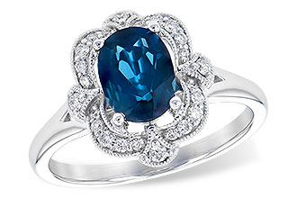 A327-61121: LDS RG 1.35 LONDON BLUE TOPAZ 1.50 TGW