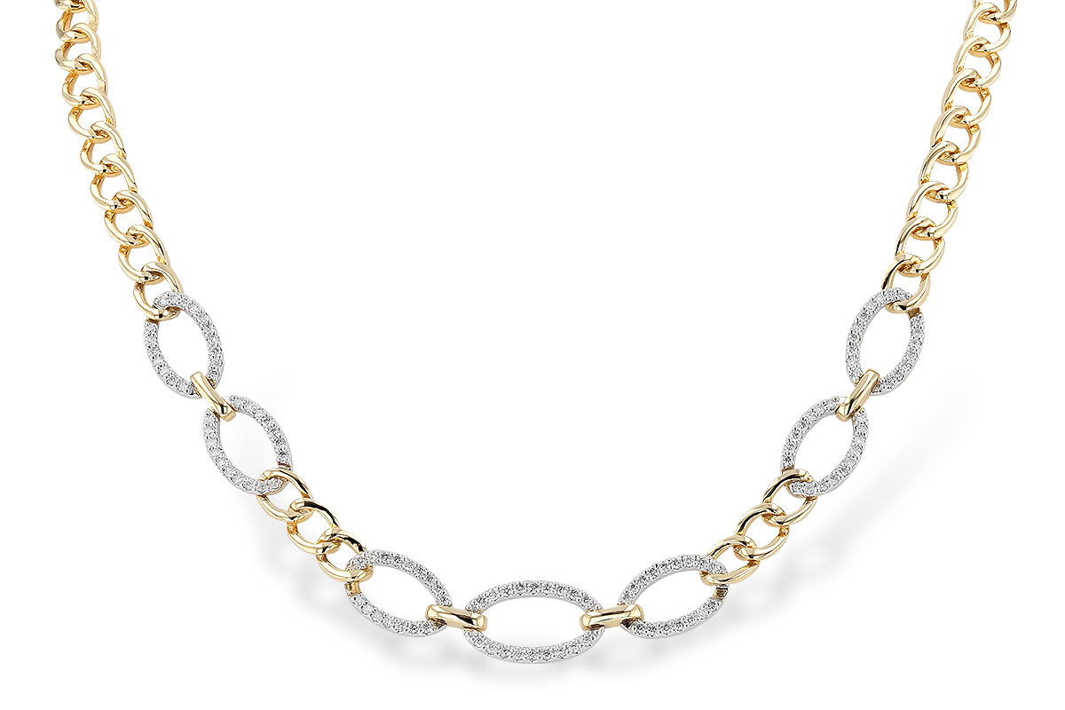 A328-47494: NECKLACE 1.12 TW (17")(INCLUDES BAR LINKS)