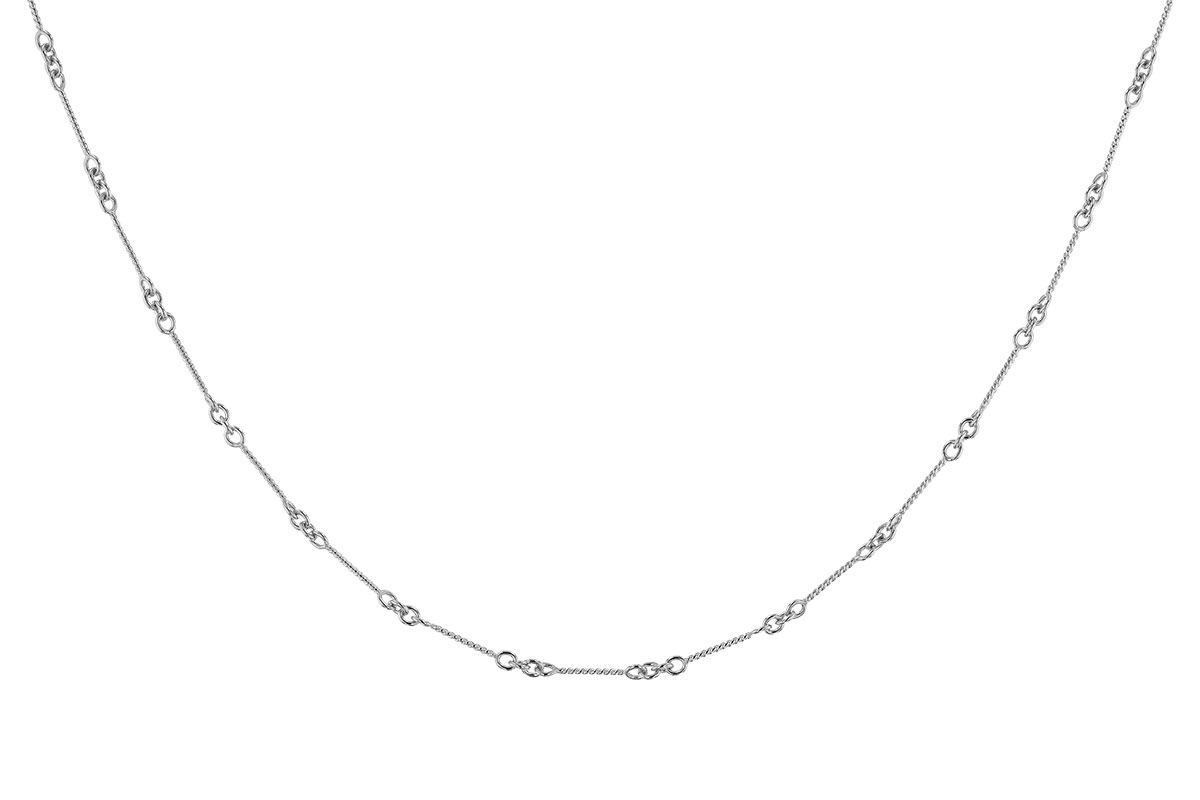 A329-36558: TWIST CHAIN (7IN, 0.8MM, 14KT, LOBSTER CLASP)