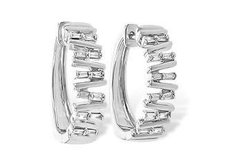 D244-86621: EARR .30 TW BAGUETTE DIAS