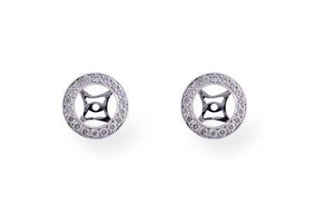F238-51112: EARRING JACKET .32 TW (FOR 1.50-2.00 CT TW STUDS)