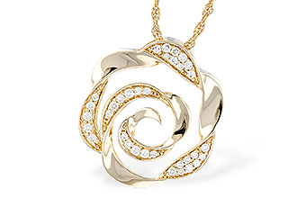 F328-48394: NECKLACE .20 TW