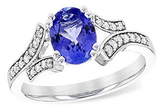 G244-88448: LDS RG 1.15 TANZANITE 1.30 TGW