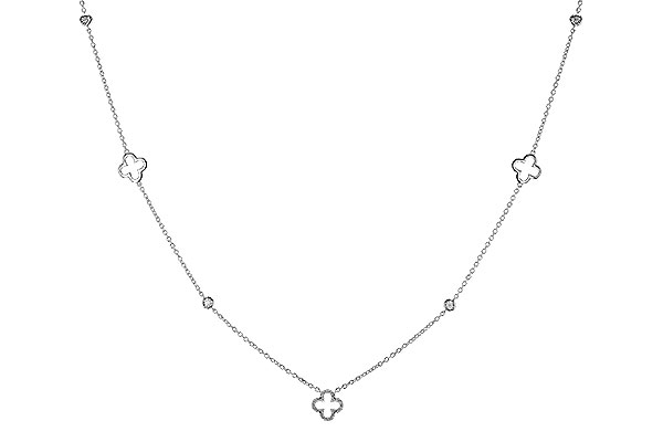 H329-38412: NECKLACE .20 TW (18")