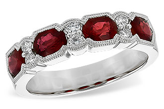 K244-83884: LDS WED RG 1.66 RUBY 1.84 TGW (5x4MM RUBY)