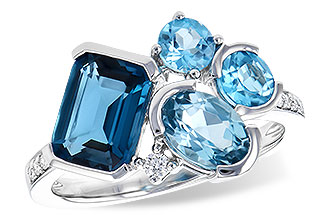 L327-61130: LDS RG 3.08 BLUE TOPAZ TW 3.15 TGW